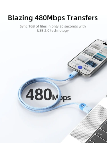 Кабель USB A CABLETIME CAP1H (CT-AMCM6A-PBWL1) черный, для Huawei Mate 60 Honor Honor фото 5