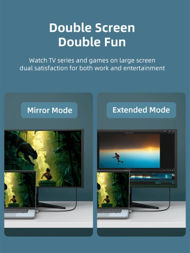 Кабель CABLETIME CC21L (CT-CMDP8K-AG2) USB TYPE C - DisplayPort 8K/60 Гц фото 12