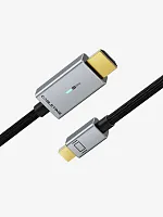 Кабель CABLETIME CD45K (CT-AV588-P03G4K60-SG1.8) TIME Mini DisplayPort - HDMI, Mini DP Male - HDMI Male, Ultra HD 4K/60 Гц, со светодиодом