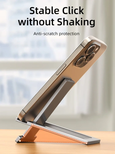 Складной алюминиевый держатель CABLETIME CS31G (CT-PH03-AG) для телефона фото 8