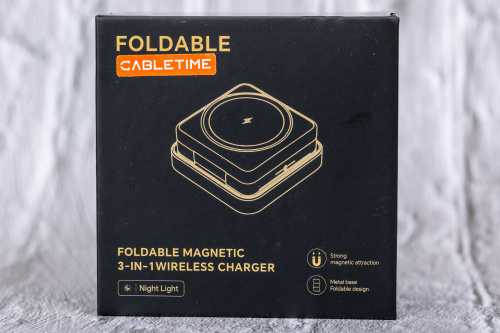 Беспроводное зарядное устройство CABLETIME CE12B (CT-WPG01-PG) 3-в-1 фото 15