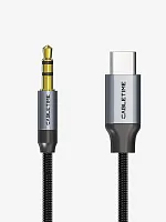 Аудиокабель CABLETIME CF16H (CT-CMAU-AG1) USB-C — 3,5 мм, черный