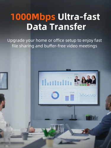 Патч-корд CABLETIME CN61R (CT-CAT6F-PB8) 8 м, FTP CAT6 Gigabit Ethernet из чистой меди, оранжевый+черный фото 3