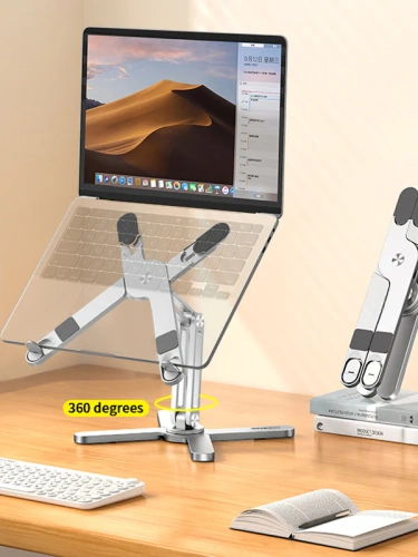 Подставка X CABLETIME CS16S (CT-LS07-AS) для ноутбука с вращением на 360° фото 2