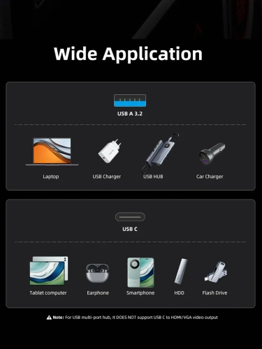 Адаптер CABLETIME CP80G (CT-AMCF10-AG) 10 Гбит/с USB3.2 A Male to USB -C Female OTG алюминий фото 9 Адаптер CABLETIME CP80G (CT-AMCF10-AG) 10 Гбит/с USB3.2 A Male to USB -C Female OTG алюминий фото 9