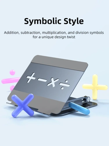 Регулируемая подставка CABLETIME CS19G (CT-LSR08-AG) для ноутбука с вращением на 360° фото 6