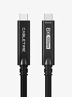 Кабель CABLETIME CUA4T (CT-ACMU4-ZB15) 15м USB 3.2 Gen2x1 Type C to Type C DP 4-LANE, AOC