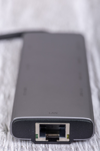 USB концентратор CABLETIME HB03G (CT-HBP3-AG9) 9-в-1 USB-C HUB с 4K60Гц HDMI, Ethernet, Audio Jack и зарядкой  - Gray фото 16