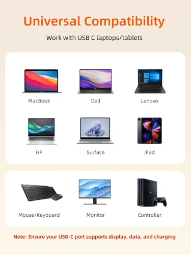 Подставка CABLETIME CS52S (CT-LS08H-AS)  с док-станцией для ноутбука 8-в-1 с экраном 14–17,3 дюйма Space Grey фото 10