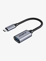 Кабель-адаптер CABLETIME CP62G (CT-CMAF10-AGL) USB 3.2 Type-C - Type-A, 10 Гбит/с, серый