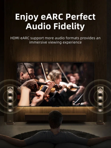 Кабель CABLETIME CH13U (CT-AHD8K-ZB20) AOC 8K60 Гц HDMI 2.1 HDR, ARC, HDCP2.2, 3D, высокоскоростной 48 Гбит/с фото 4