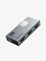 Переключатель CABLETIME CP34G (CT-HS8K2-AG) 2-в-1, 8K60Hz, HDMI 2.1, космический серый