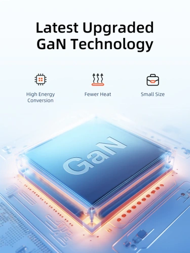 Зарядное устройство CABLETIME GA45W (CT-GAN45-PW) GaN PD3.0 45 Вт A+C, белый фото 11