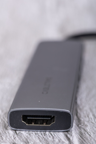 USB концентратор CABLETIME HB01G (CT-HBP1-AG6) 6-в-1 с HDMI, 100W PD для MacBook Pro/Air - Gray фото 11