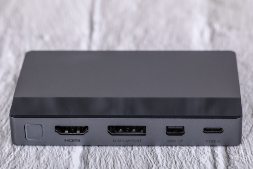 Переключатель CABLETIME CB00G (CT-PS41-GB1) 4-в-1, Mini DP / DP / HDMI / Type-C, 4K@60 Гц, 15 м, подсветка, космический серый фото 9