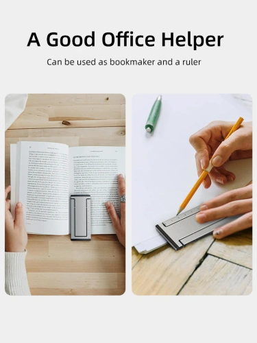 Складной алюминиевый держатель CABLETIME CS31G (CT-PH03-AG) для телефона фото 6