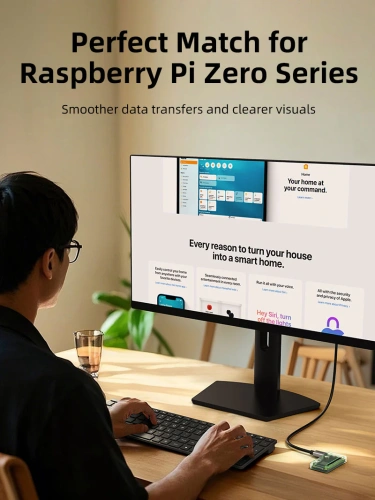 Кабель CABLETIME CH16E (CT-HDD8K-AG0.5) Micro HDMI-HDMI 8K60Hz фото 8