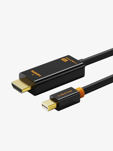 Кабель CABLETIME CD51H (CT-AV588-03G-B1) 1 м, Mini DisplayPort - HDMI, Mini DP Male - HDMI Male, Full HD (1920*1080p)/60 Гц, черный фото 10 Кабель CABLETIME CD51H (CT-AV588-03G-B1) 1 м, Mini DisplayPort - HDMI, Mini DP Male - HDMI Male, Full HD (1920*1080p)/60 Гц, черный фото 10