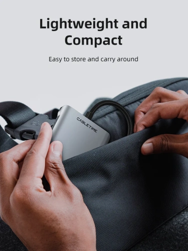 USB-концентратор CABLETIME CB72G (CT-CM2D8K-AG) 4-в-1 USB-C HUB, 8K, Dual DP адаптер - Gray фото 8