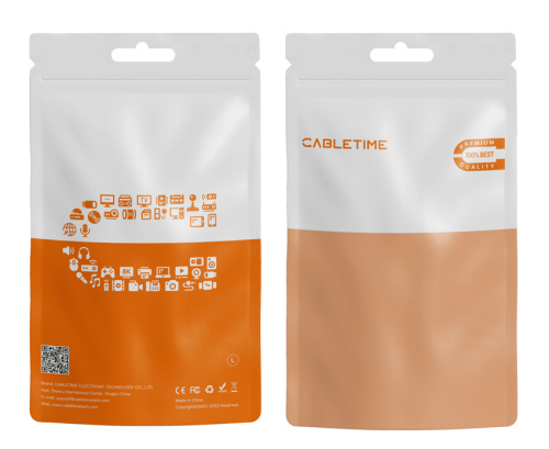 Кабель ПВХ USB-C CABLETIME CU02E (CT-CM100-PB0.5) USB2.0, черный, 100 Вт/5 А фото 3 Кабель ПВХ USB-C CABLETIME CU02E (CT-CM100-PB0.5) USB2.0, черный, 100 Вт/5 А фото 3