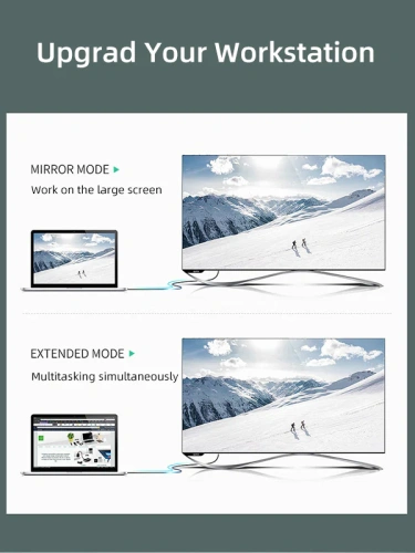 Кабель CABLETIME CD45K (CT-AV588-P03G4K60-SG1.8) TIME Mini DisplayPort - HDMI, Mini DP Male - HDMI Male, Ultra HD 4K/60 Гц, со светодиодом фото 3