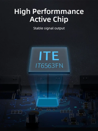 Кабель-адаптер CABLETIME CP20A (CT-AV589-P02G4k60(R)-SG0.15) DisplayPort - HDMI HDTV, 4K/60 Гц, черный ПВХ, со светодиодом фото 4