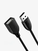 Удлинительный кабель CABLETIME CA14J (CT-AMAF2.0-PB1.5) черный, ПВХ USB2.0 AM-AF