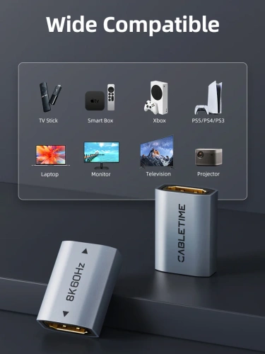 Адаптер расширения CABLETIME CP46U (CT-HEF8K-AG) HDMI 8K фото 10 Адаптер расширения CABLETIME CP46U (CT-HEF8K-AG) HDMI 8K фото 10