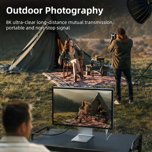 Кабель CABLETIME CH28P (CT-ASHD8K-ZB5) 5 м, AOC Slim 8K60Hz HDMI 2.1 фото 5