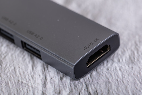 USB концентратор CABLETIME HB02G (CT-HBP2-AG7) ECO 7-в-1, 4K@30Hz, 5Gbps, USB-C HUB - Gray фото 7