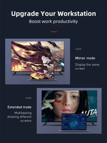 Кабель CABLETIME CC20K (CT-C160-PU31-CMDP2-S1.8) USB TYPE C - DisplayPort 4K/60 Гц фото 3 Кабель CABLETIME CC20K (CT-C160-PU31-CMDP2-S1.8) USB TYPE C - DisplayPort 4K/60 Гц фото 3