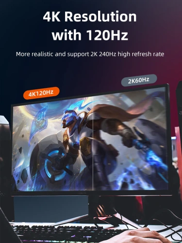 USB-концентратор CABLETIME CB72G (CT-CM2D8K-AG) 4-в-1 USB-C HUB, 8K, Dual DP адаптер - Gray фото 3