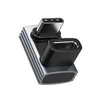 Адаптер CABLETIME CP85G (CT-OTG43-AG) USB4 Type-C OTG U-образный 40 Гбит/с