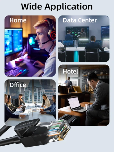 Патч-корд CABLETIME CN60P (CT-CAT6U-PB5) 5 м, UTP гигабитного Ethernet CAT6, черный фото 7