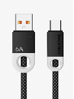Кабель USB A CABLETIME CAP1H (CT-AMCM6A-PBWL1) черный, для Huawei Mate 60 Honor Honor