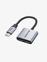 Адаптер CABLETIME CPA2G (CT-CMCC-AG) USB C на USB C Audio+USB C PD 60 Вт