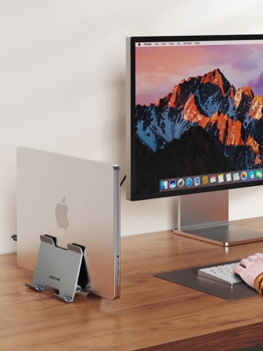 Вертикальная подставка CABLETIME CS17G (CT-VLP03-AG) для ноутбука Gravity фото 3