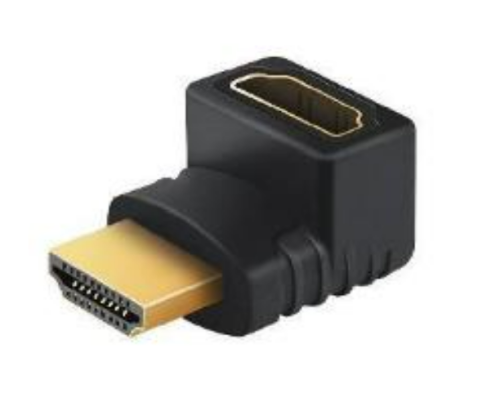 Адаптер CABLETIME CP44U (CT-AV599-HA11-GB) HDMI Male/Female, 90Degree(B/B), позолоченный, черный 4K/1080P Адаптер CABLETIME CP44U (CT-AV599-HA11-GB) HDMI Male/Female, 90Degree(B/B), позолоченный, черный 4K/1080P