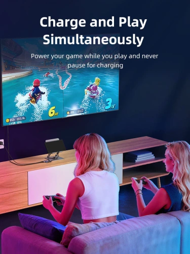 USB-Хаб (концентратор) CABLETIME CBS1B (CT-SHUB31-AB) 3-в-1 с поддержкой Switch2/1 - Black+Orange+Blue фото 2