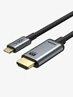 Кабель CABLETIME CC12H (CT-C160-PU31-CMHD3-S1) USB TYPE C - HDMI 4K/30 Гц