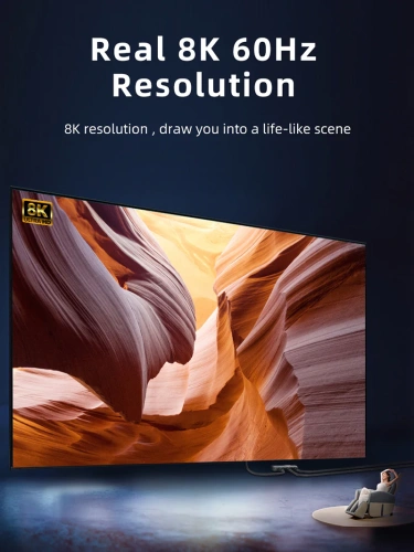 Переключатель CABLETIME CP34G (CT-HS8K2-AG) 2-в-1, 8K60Hz, HDMI 2.1, космический серый фото 2