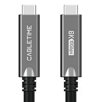 Кабель CABLETIME CUA4P (CT-ACMU4-ZB5) 5 м USB 3.2 Gen2x1 Type C to Type C DP 4-LANE, AOC