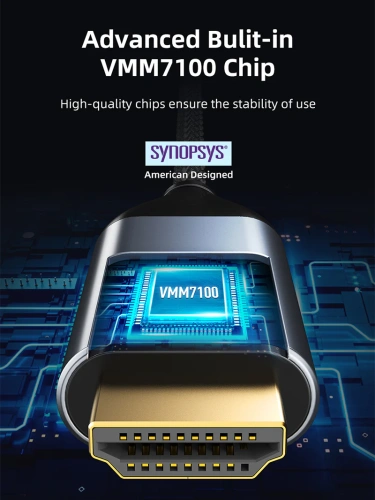 Кабель CABLETIME CC14L (CT-CMHD8K-AG2) USB TYPE C - HDMI 8K/60 Гц фото 6