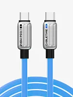 Кабель USB-C CABLETIME CU05L (CT-CM240-ZSB2) blue PD240W 240 Вт 2 м для iPhone 15 Pro Max