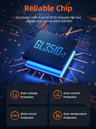 USB-Хаб CABLETIME CB47G (CT-HUBU7-AG) 7-в-1 USB-A на USB 3.0 фото 5