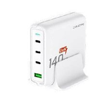Зарядное устройство CABLETIME G14WE (CT-GAN140-PWE) GaN PD3.1 3C1A 140 Вт, белый