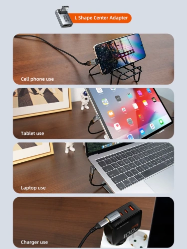 Адаптер CABLETIME CP85G (CT-OTG43-AG) USB4 Type-C OTG U-образный 40 Гбит/с фото 9