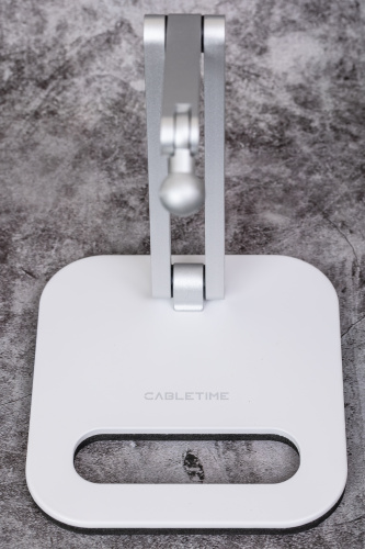 Регулируемая эргономичная подставка CABLETIME CS22S (CT-PS03-AS) – складная, устойчивая для планшетов/смартфонов 5-14 дюймов фото 5