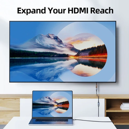 Удлинительный кабель CABLETIME CH18E (CT-HDFF8K-AG0.5) 0.5м HDMI 8K60Hz фото 3