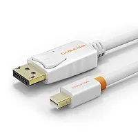 Кабель CABLETIME CD41N (CT-AV588-02G-W3) Mini DisplayPort - DisplayPort, адаптер Cabletime Mini DP - DP, 4K, белый